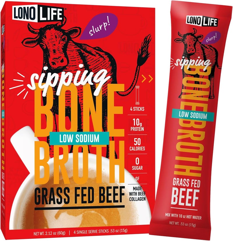 LonoLife Low-Sodium Beef Bone Broth Sticks - Image 1
